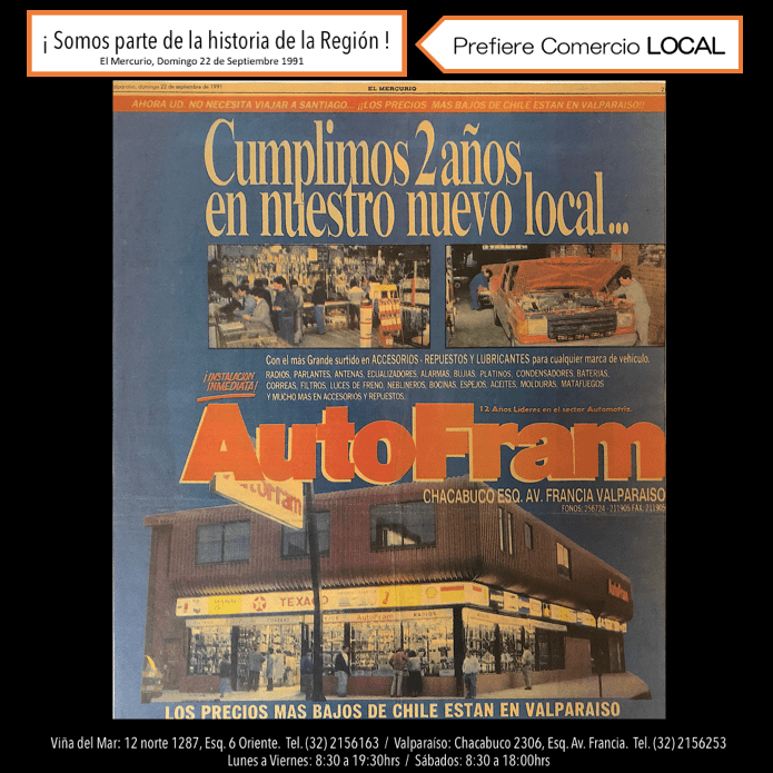 sucursal valparaiso autofram
